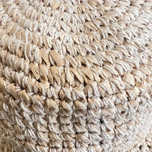 DANIELE MEUCCI Italy Natural Packable Soft Straw Summer Beach Boho Hat - Picture 7 of 10